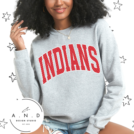 Indians Polka Dot