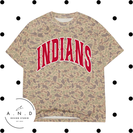 Indians Camo (Green, Grey, Duck)