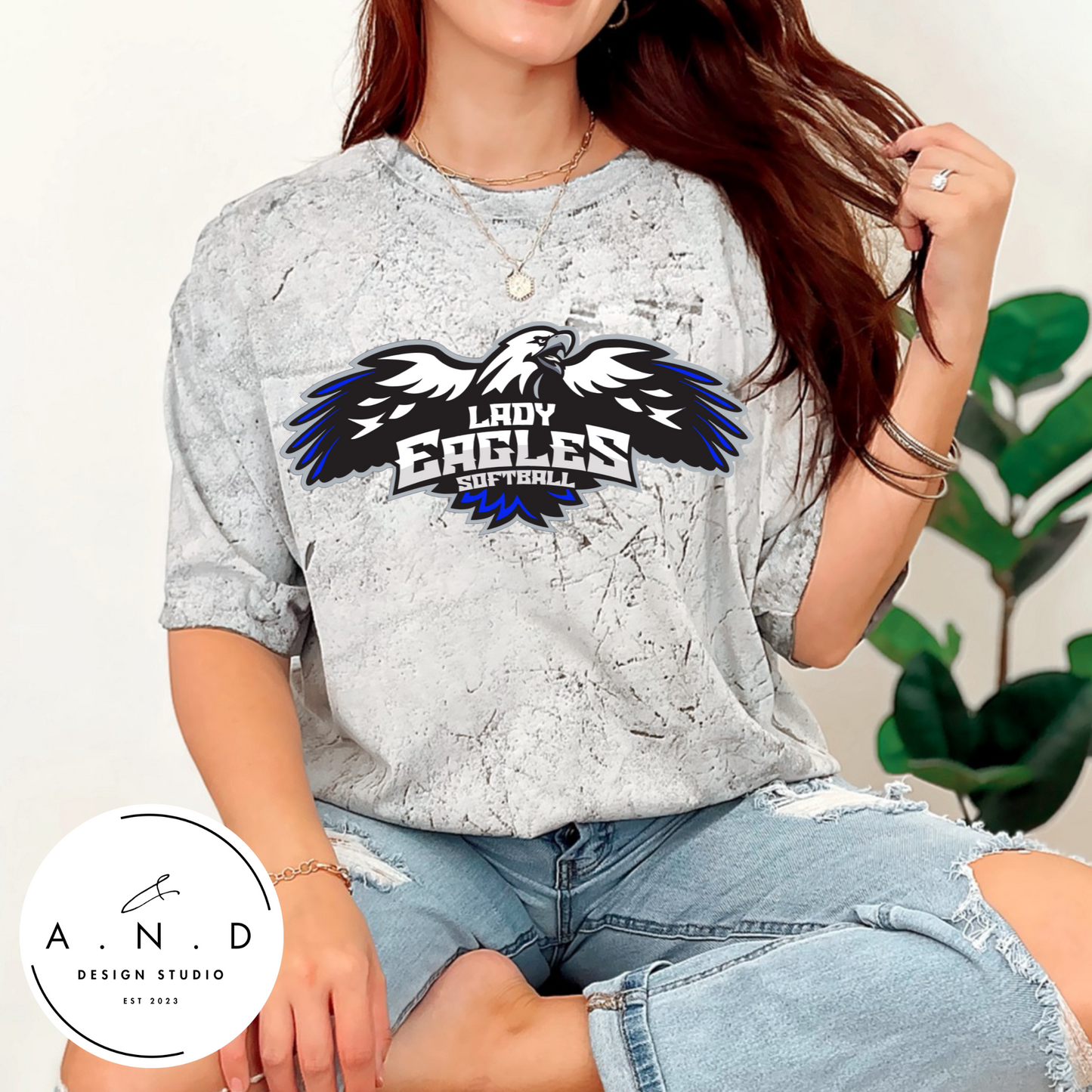 Lady Eagles Logo- Tees & Tanks