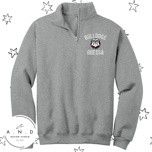 Odessa Bulldogs - Fleece Quarter Zip