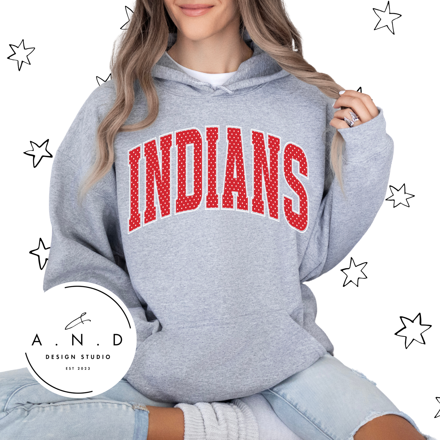 Indians Polka Dot