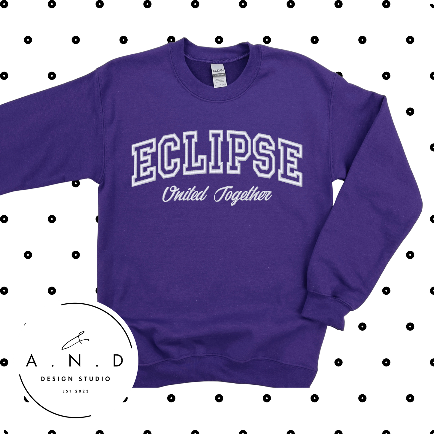Eclipse Embroidery Sweatshirts