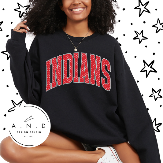 Indians Polka Dot
