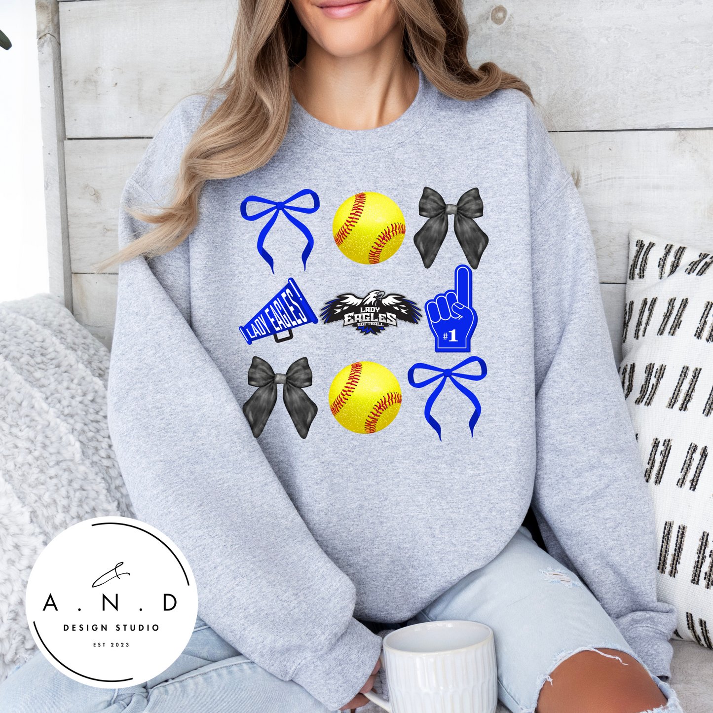 Lady Eagles Bows- Sweatshirts