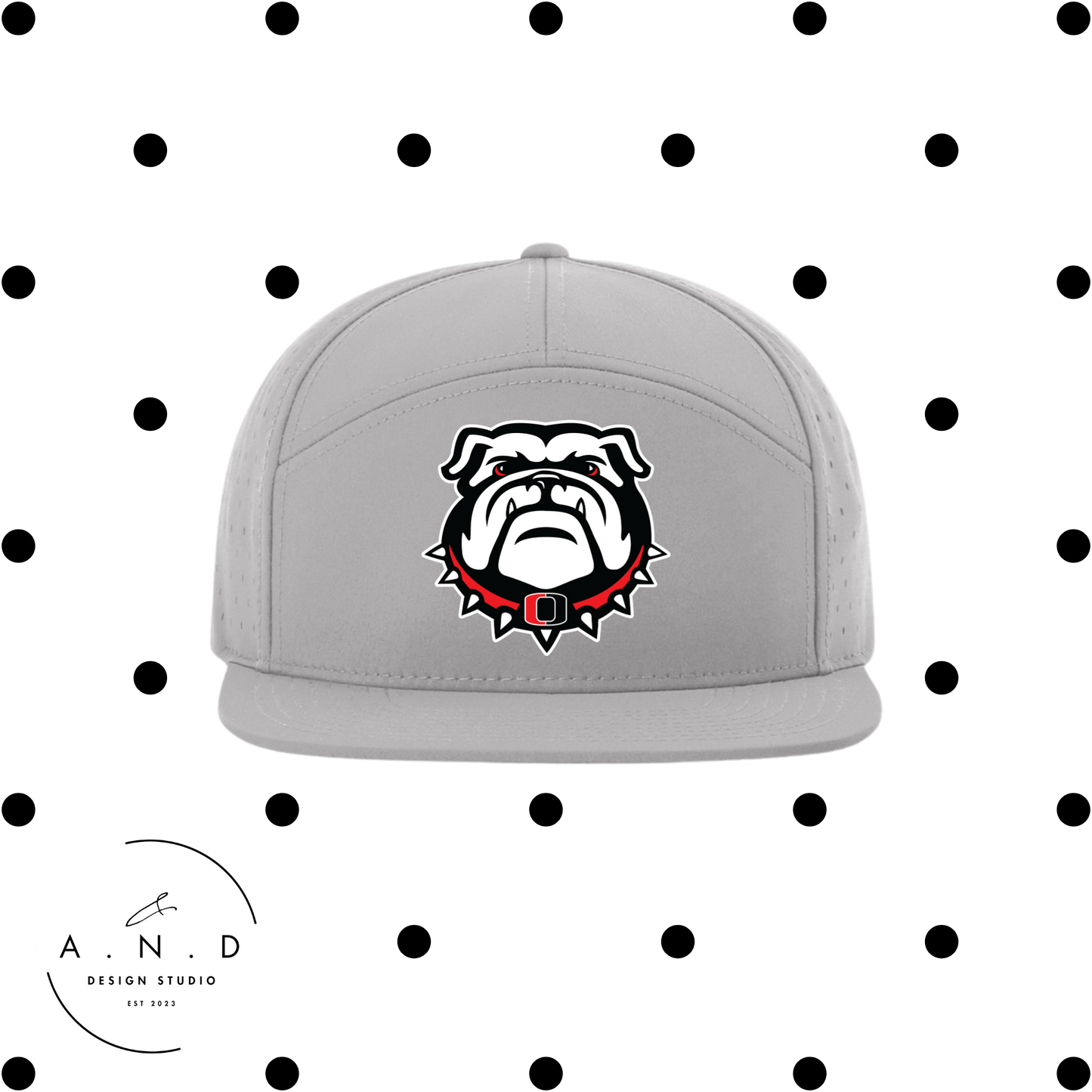 Odessa Embroidery 7 Panel Hat