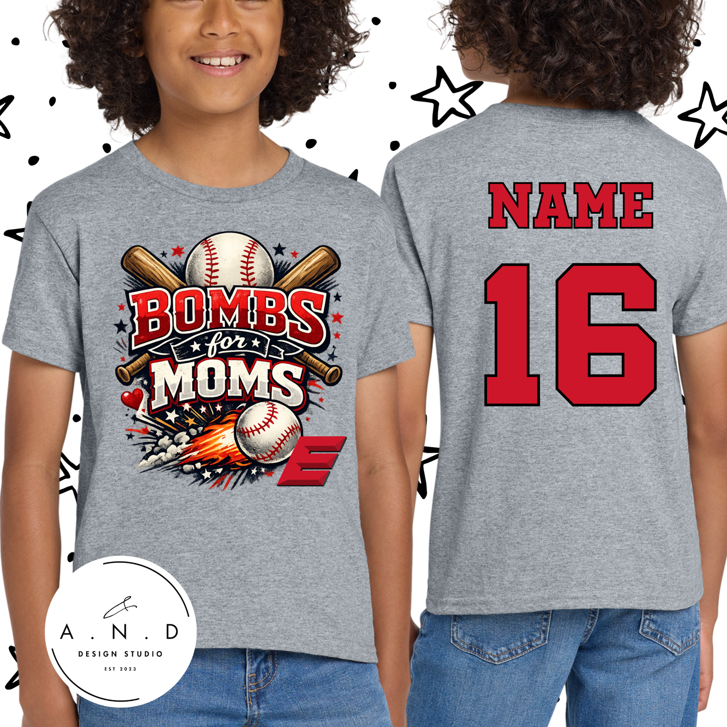 BOMBS FOR MOMS (name & number)