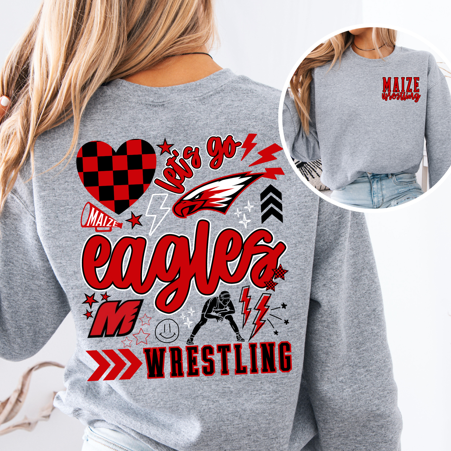 Maize Wrestling Doodle