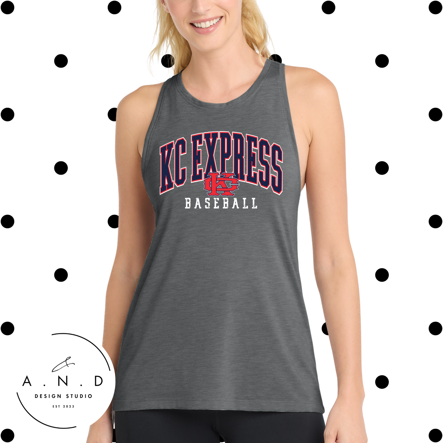 KC Express Baseball Tank Tops