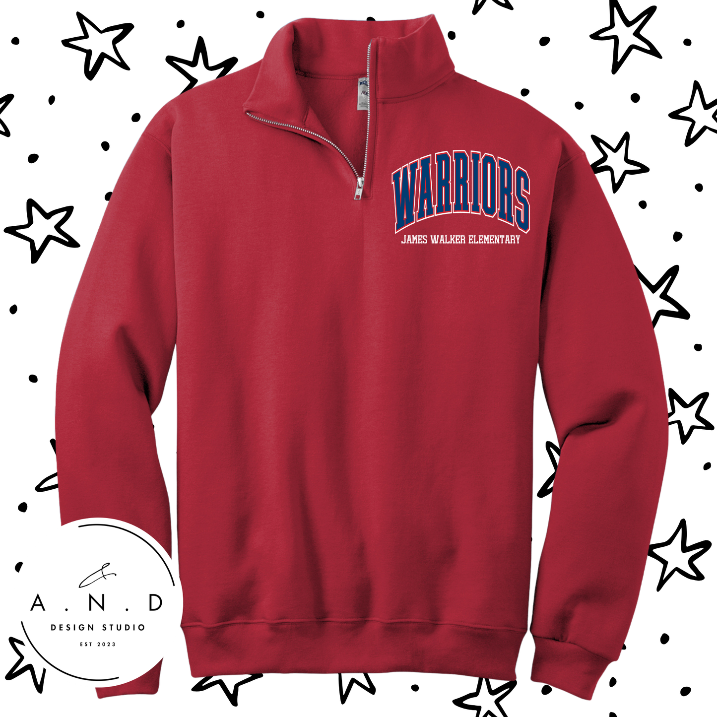 Warriors - Fleece Quarter Zip