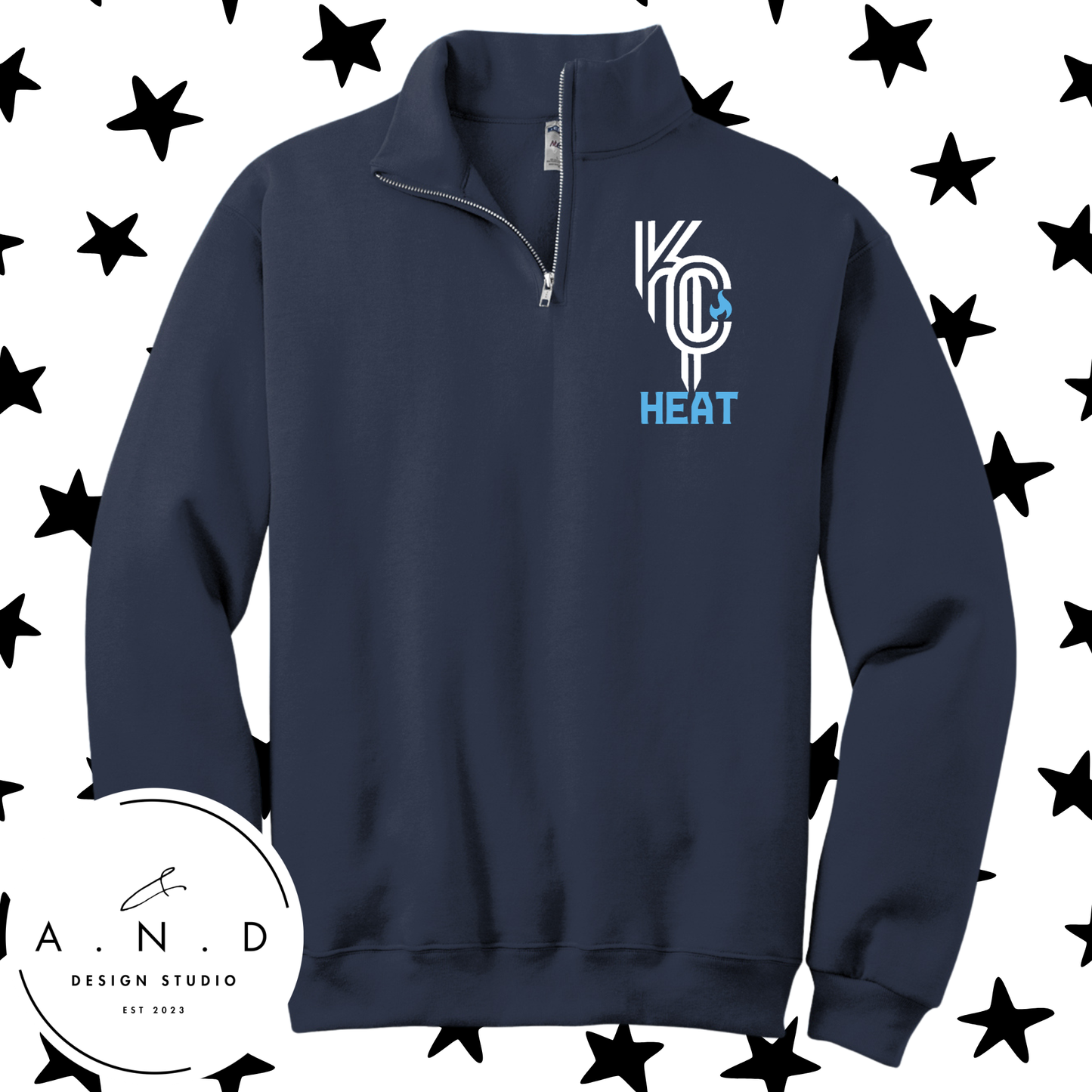 KC Heat- Fleece Quarter Zip