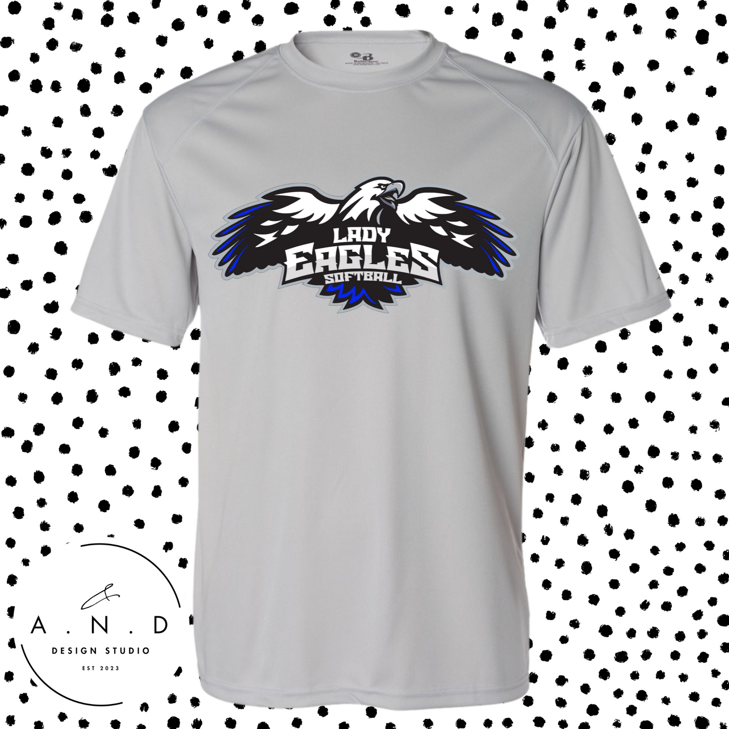 Lady Eagles Logo- Performance T-Shirts