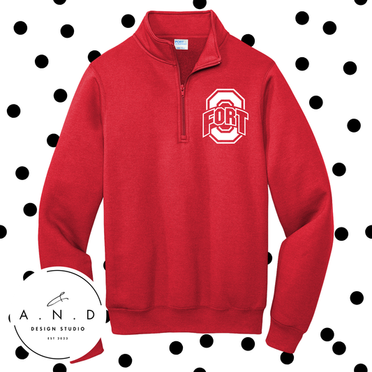 Indians- Fleece Quarter Zip