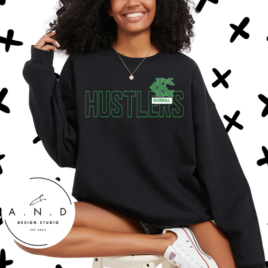 Hustlers Baseball Outline