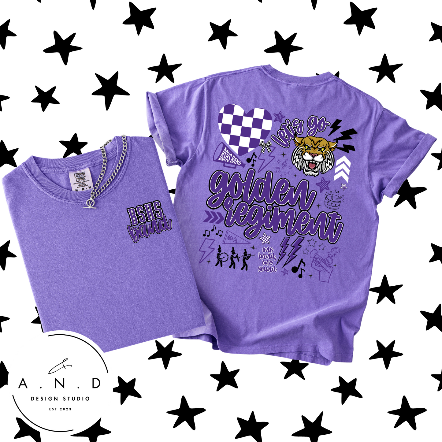 BSHS Band - Golden Regiment Doodle