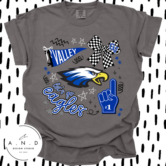 Grain Valley Eagles Doodle