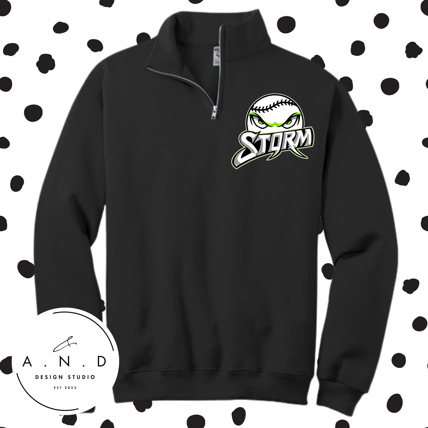 Storm Baseball- Fleece Quarter Zip