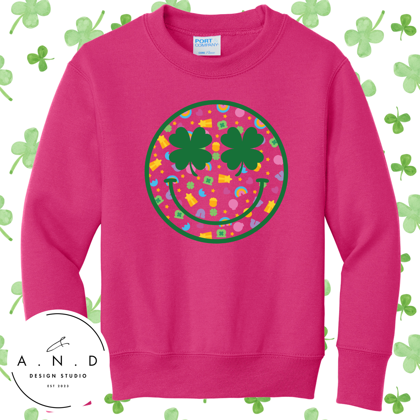 Shamrock Smiley Face