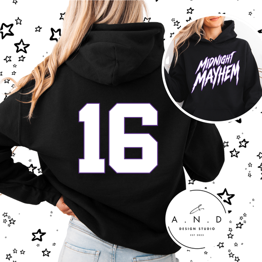 Midnight Mayhem + Custom Number