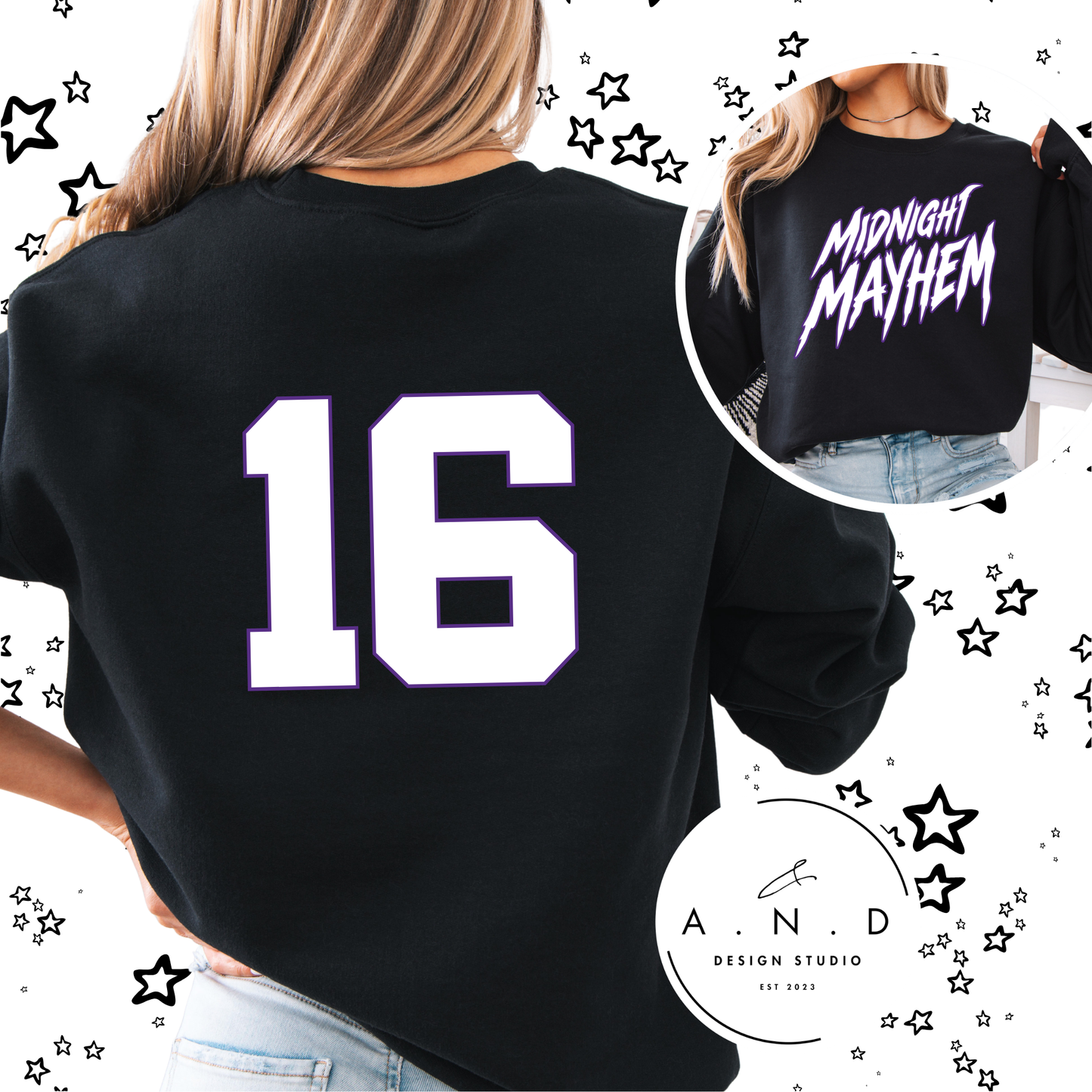 Midnight Mayhem + Custom Number