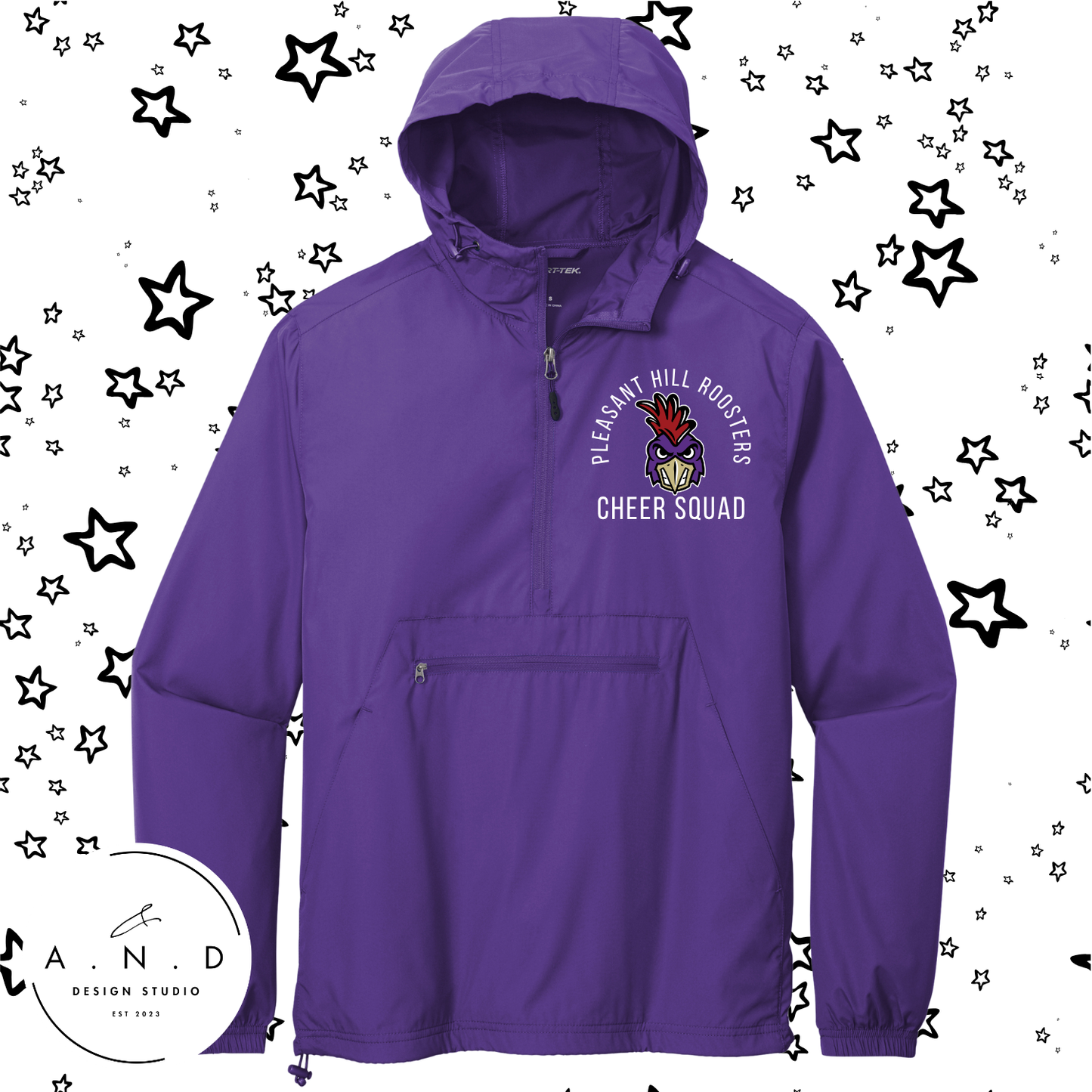 Roosters Cheer Squad Windbreaker