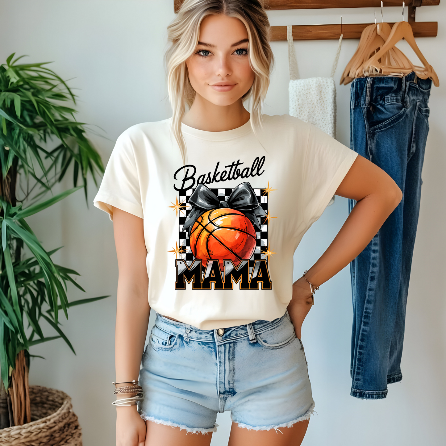 Basketball Mama Bow