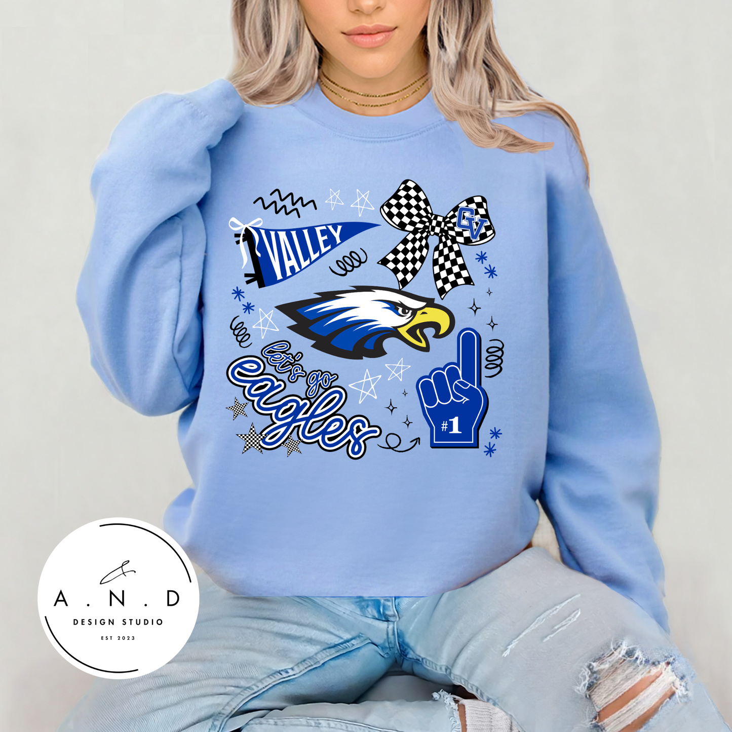 Grain Valley Eagles Doodle