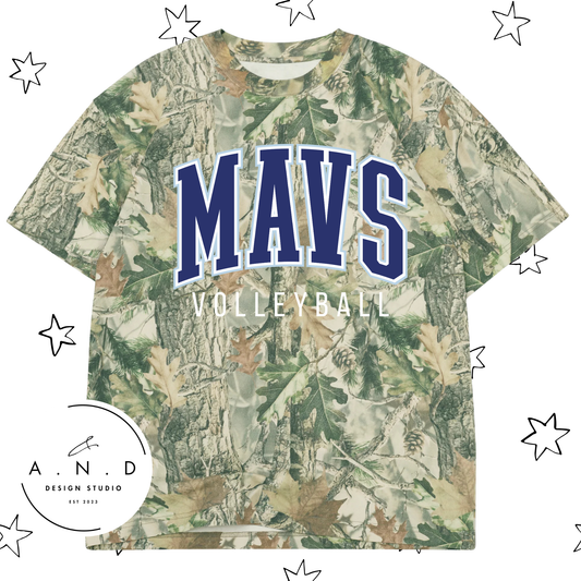 MAVS Volleyball Club Vintage Camo