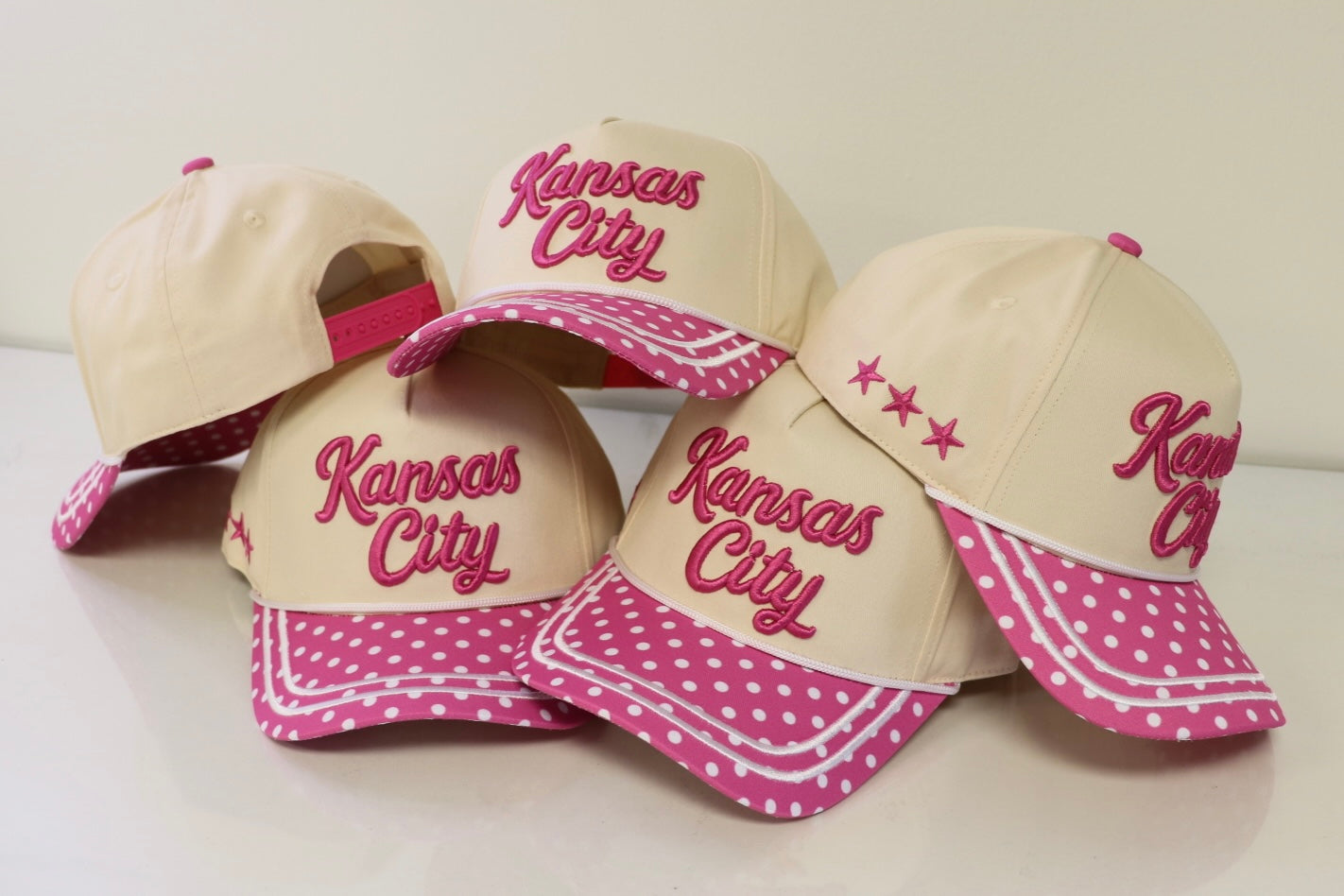 Pink Kansas City Canvas Hat