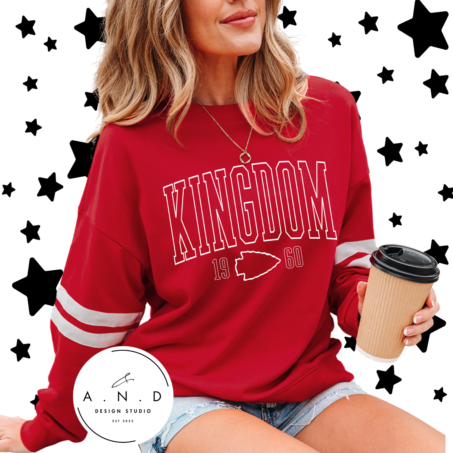 Kingdom Varsity Stripe Lightweight Sweatshirt