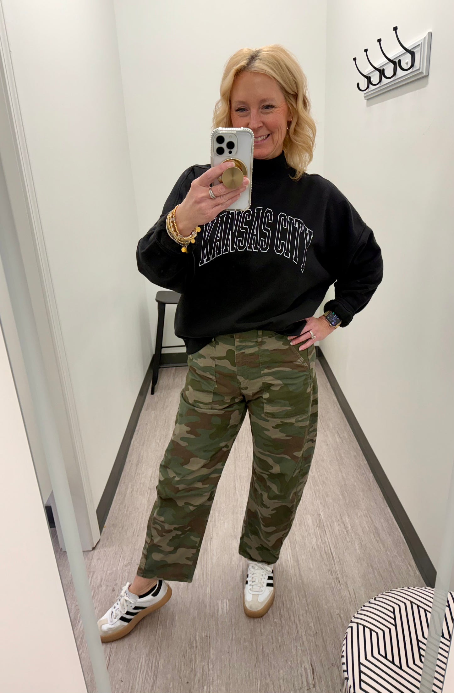 Kansas City Mock Neck Sweatshirt