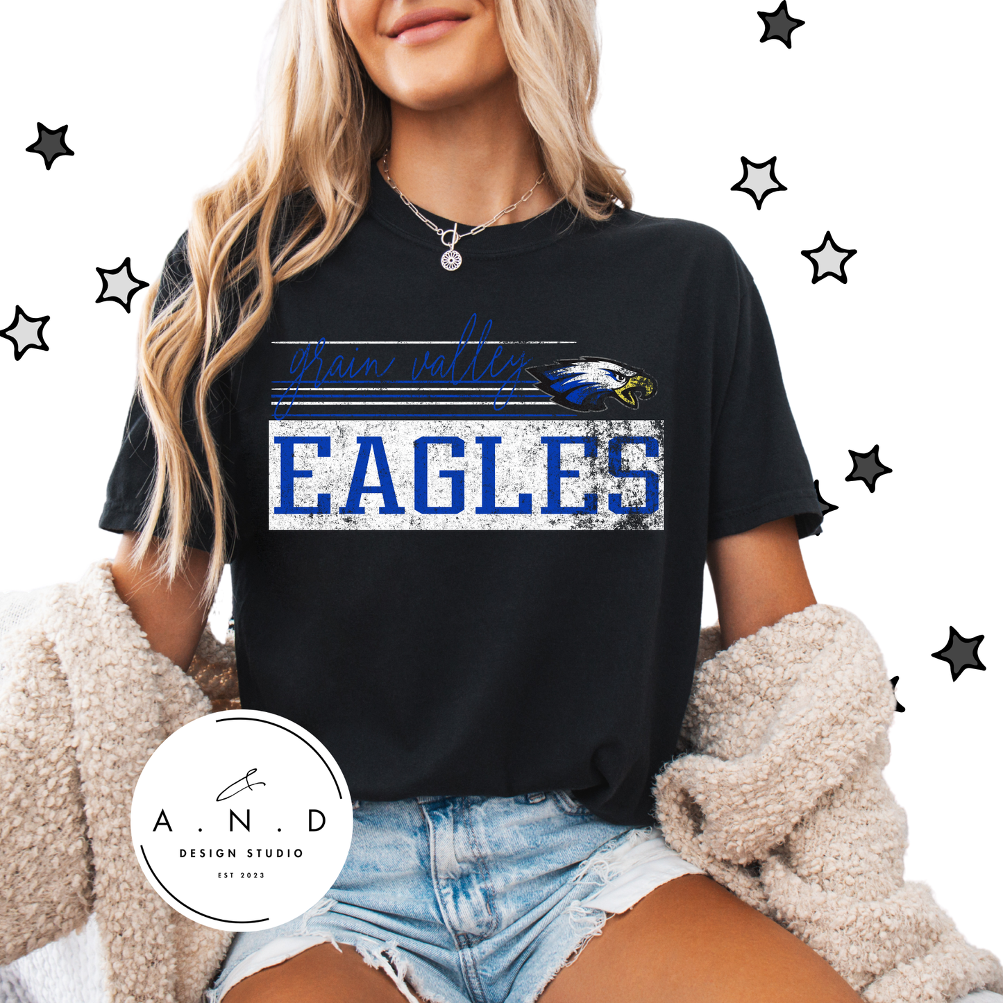 Gain Valley Eagles Distressed