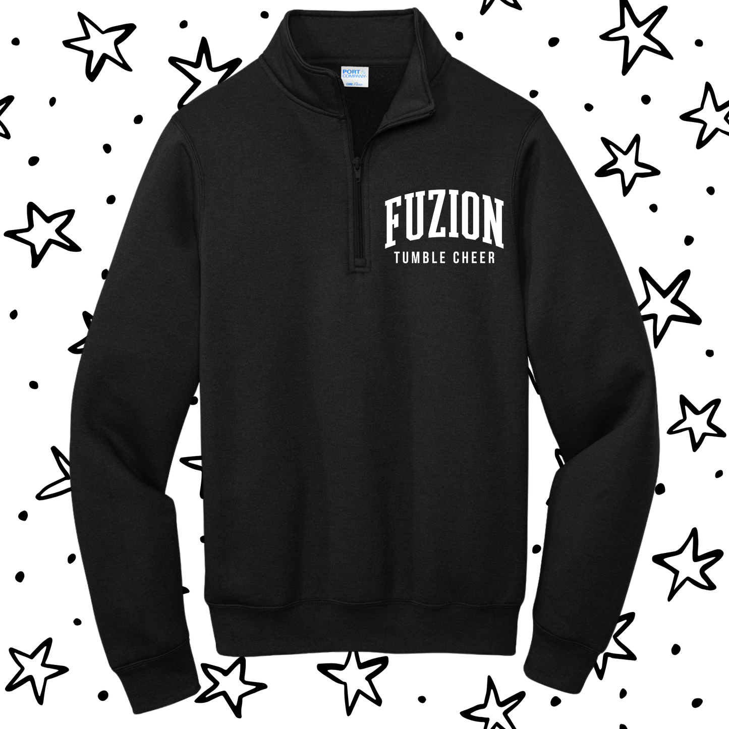 FUZION TUMBLE CHEER- Fleece Quarter Zip