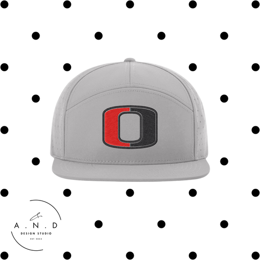 Odessa Embroidery 7 Panel Hat