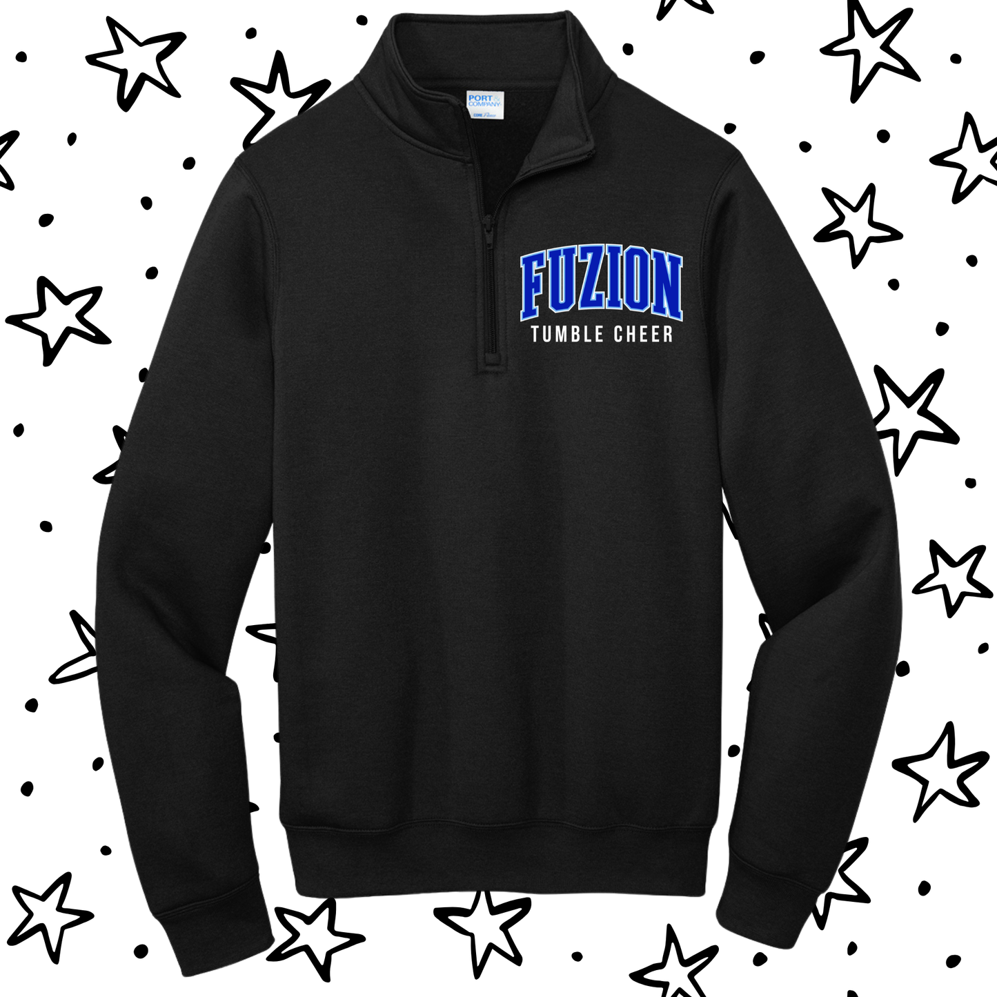 FUZION TUMBLE CHEER- Fleece Quarter Zip