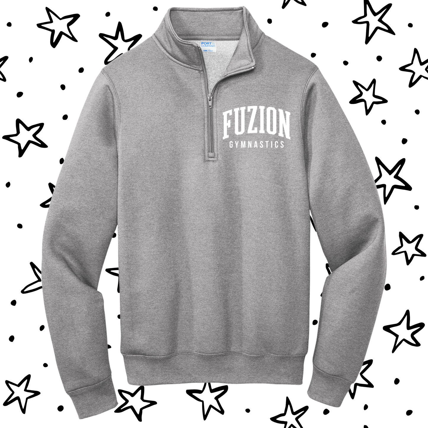 FUZION GYMNASTICS- Fleece Quarter Zip