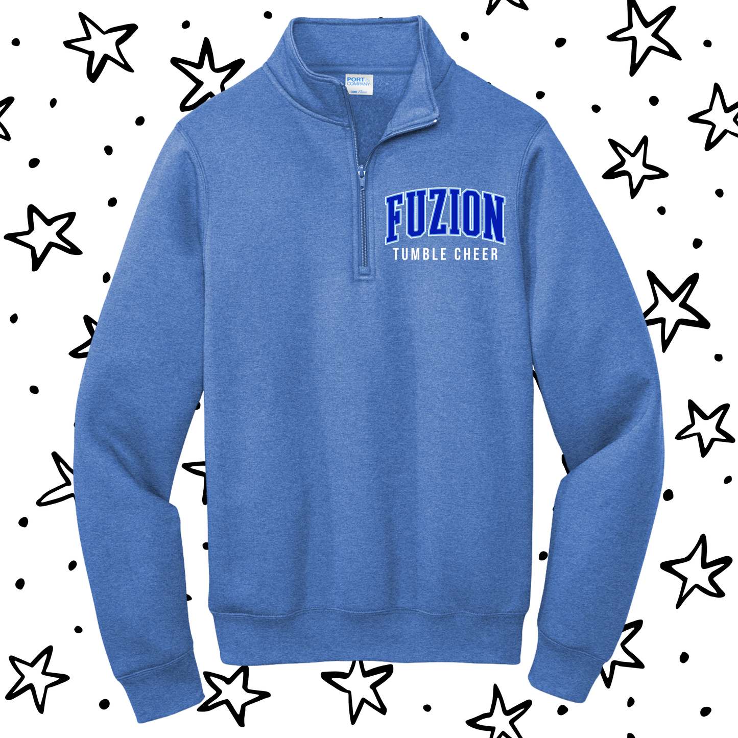 FUZION TUMBLE CHEER- Fleece Quarter Zip