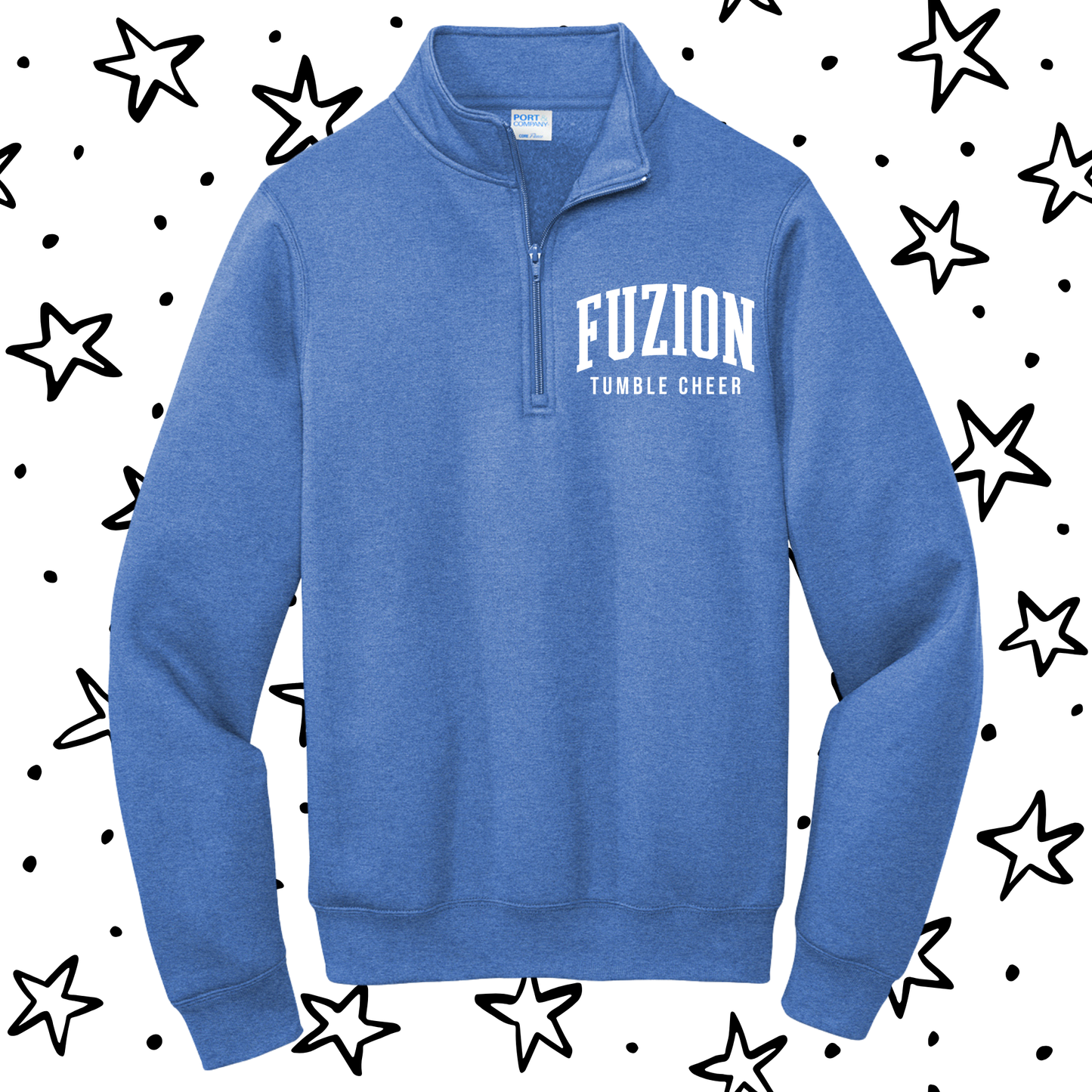 FUZION TUMBLE CHEER- Fleece Quarter Zip