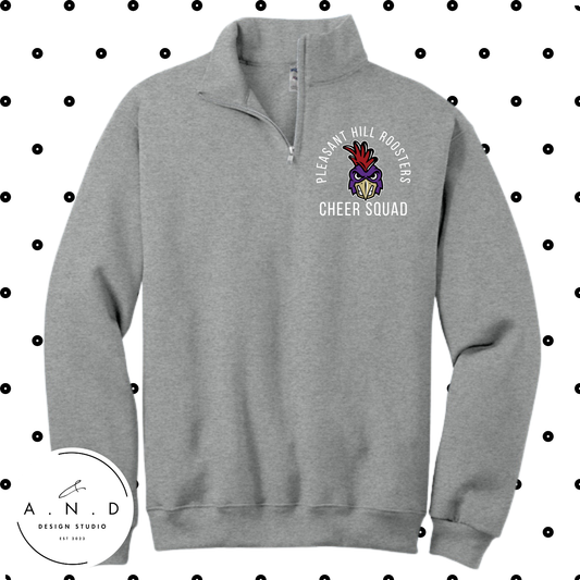 Roosters Cheer- Fleece Quarter Zip