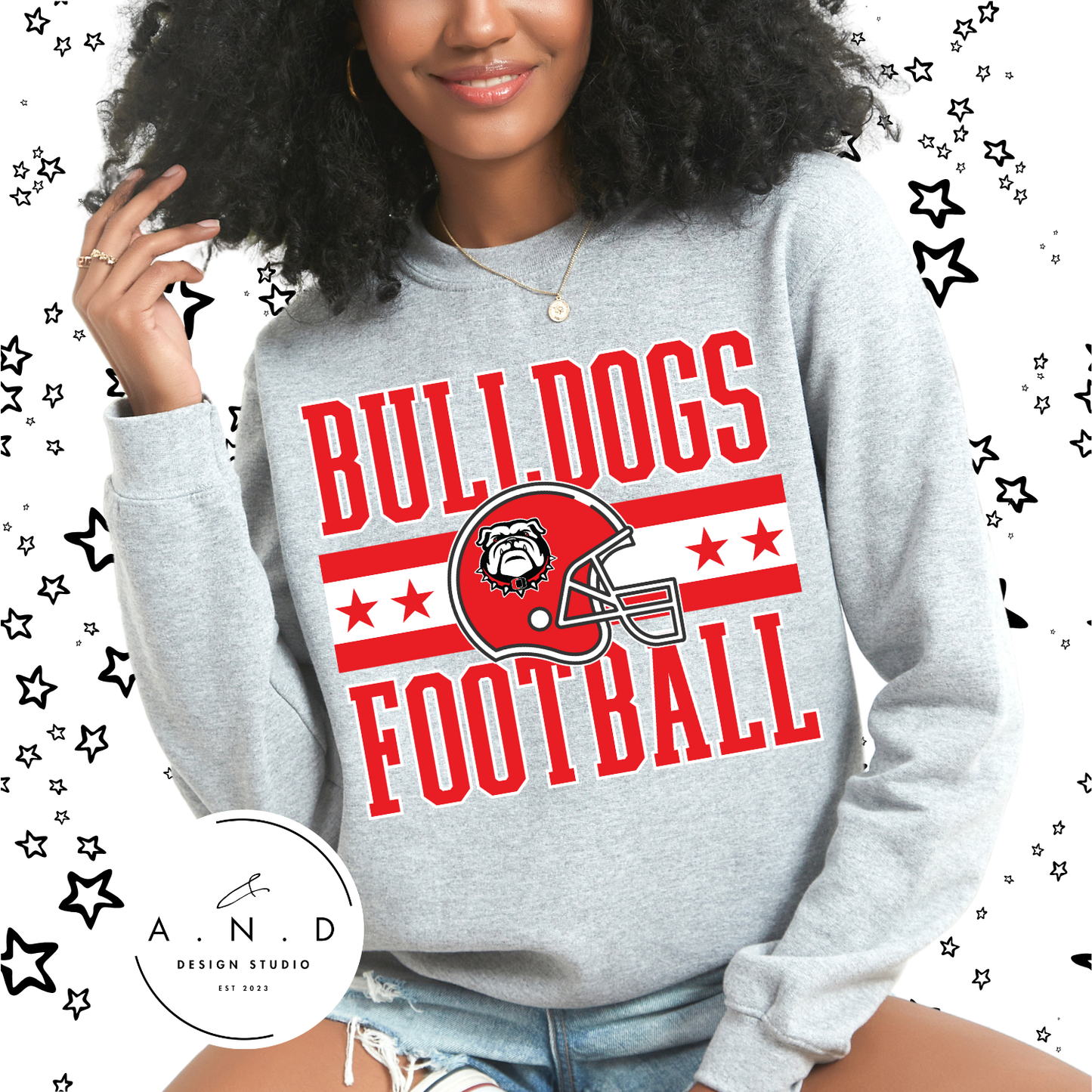 Odessa Bulldogs Football Helmet