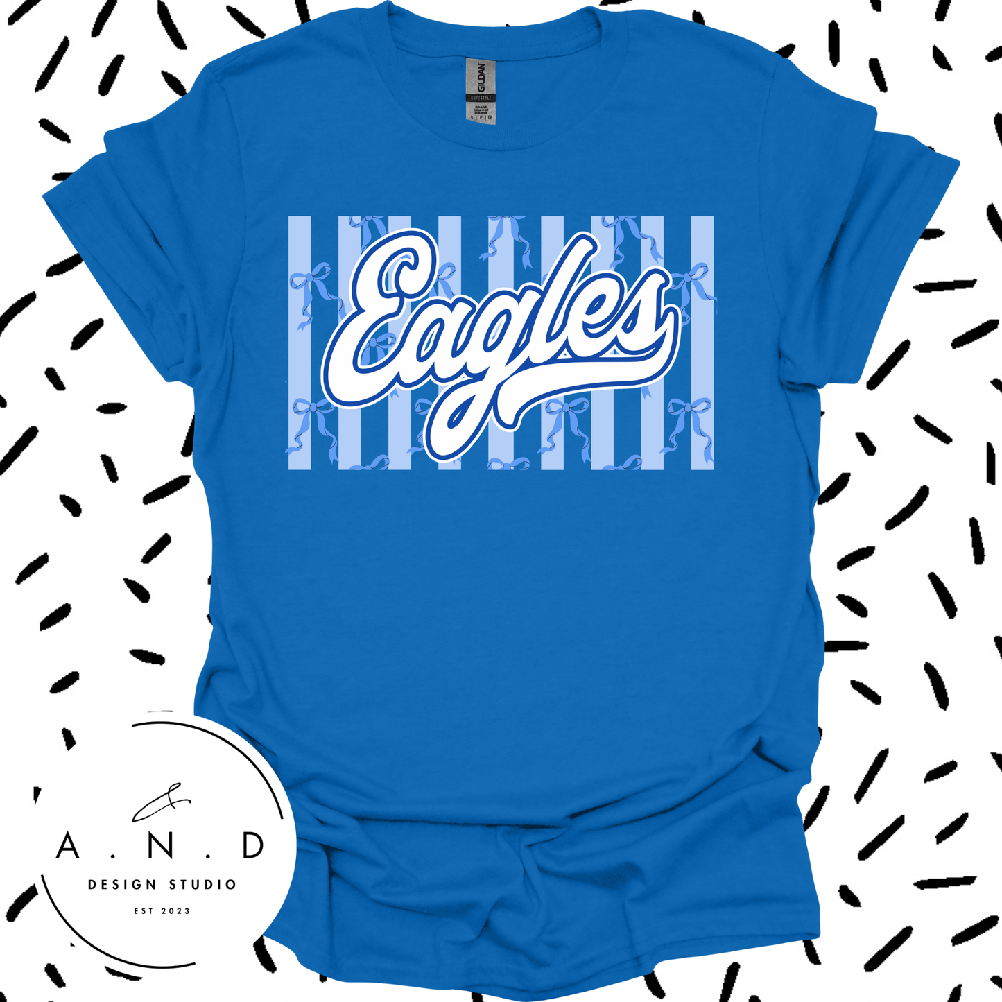 Eagles Script Bows