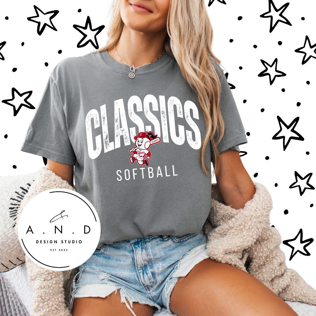 Classics Softball- Distressed
