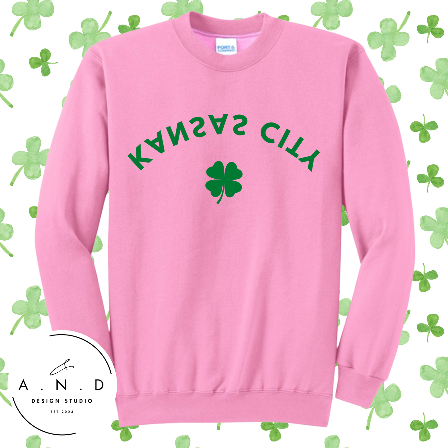 Kansas City Upside Down Shamrock