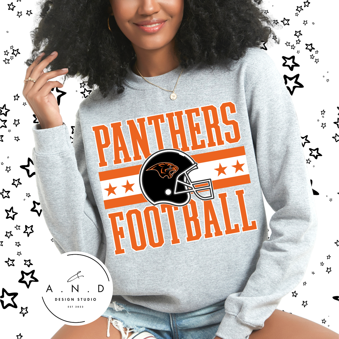 OG Panthers Football Helmet