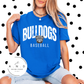 Bulldogs Baseball- Distressed