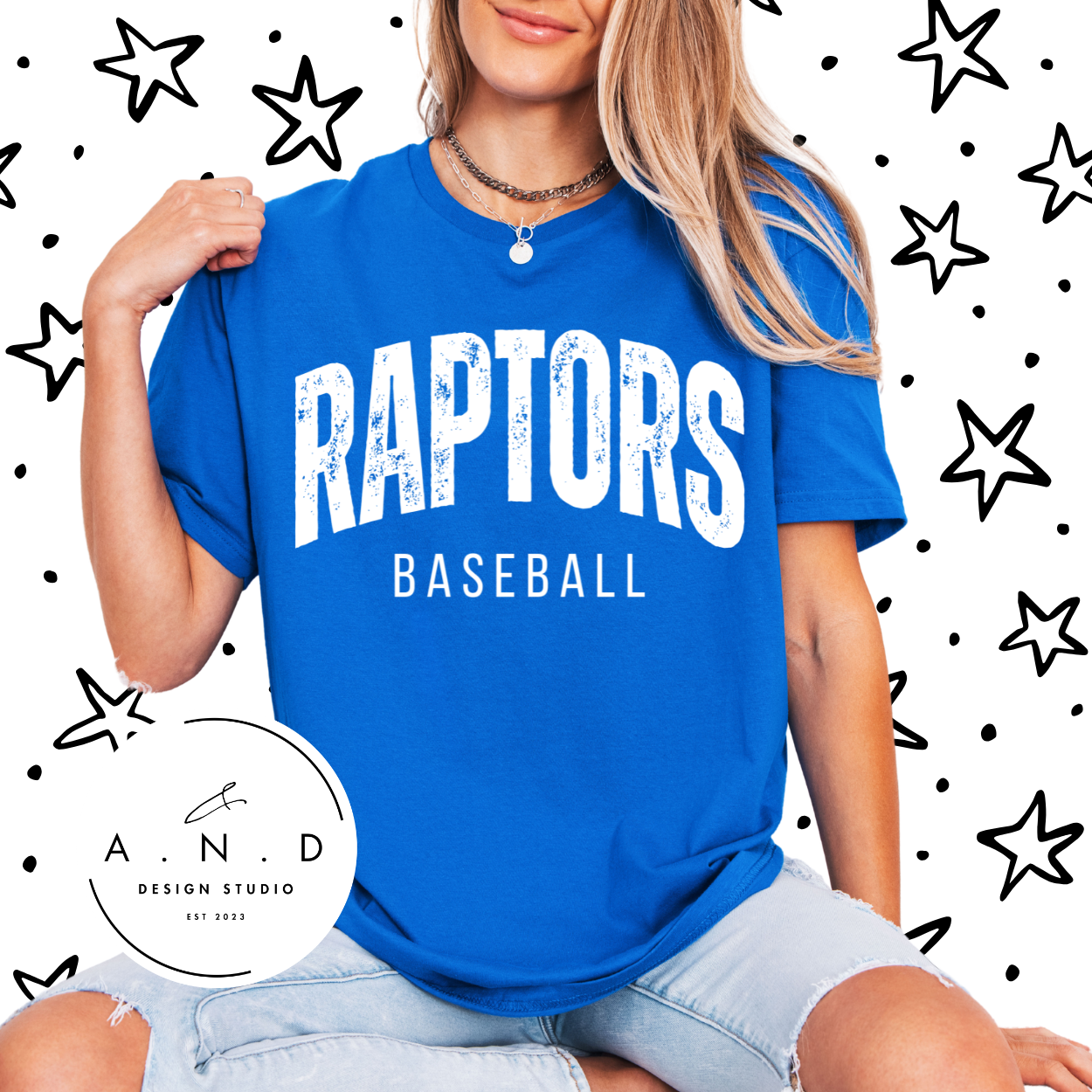 Raptors Baseball- Distressed