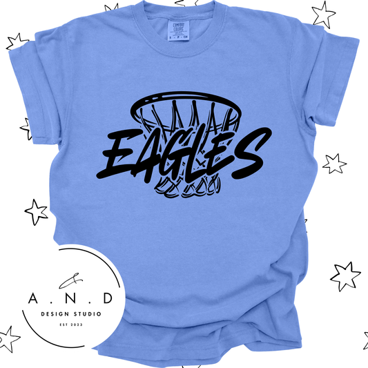 Eagles Basketball Hoop