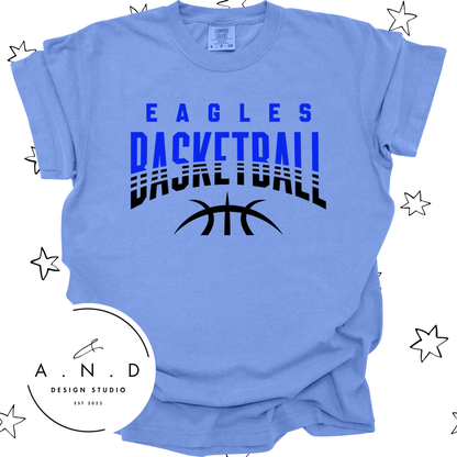 Eagles Basketball- blue/black