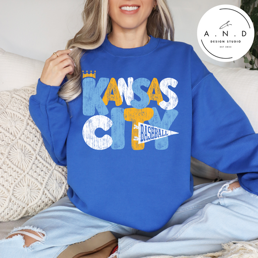 Kansas City Baseball Pennant