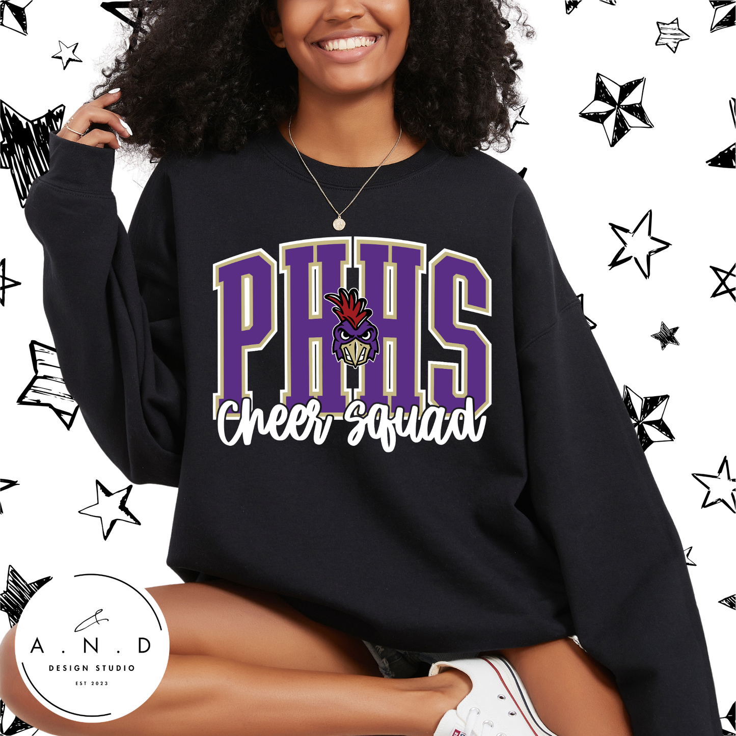 PHHS Cheer Squad- Stacked