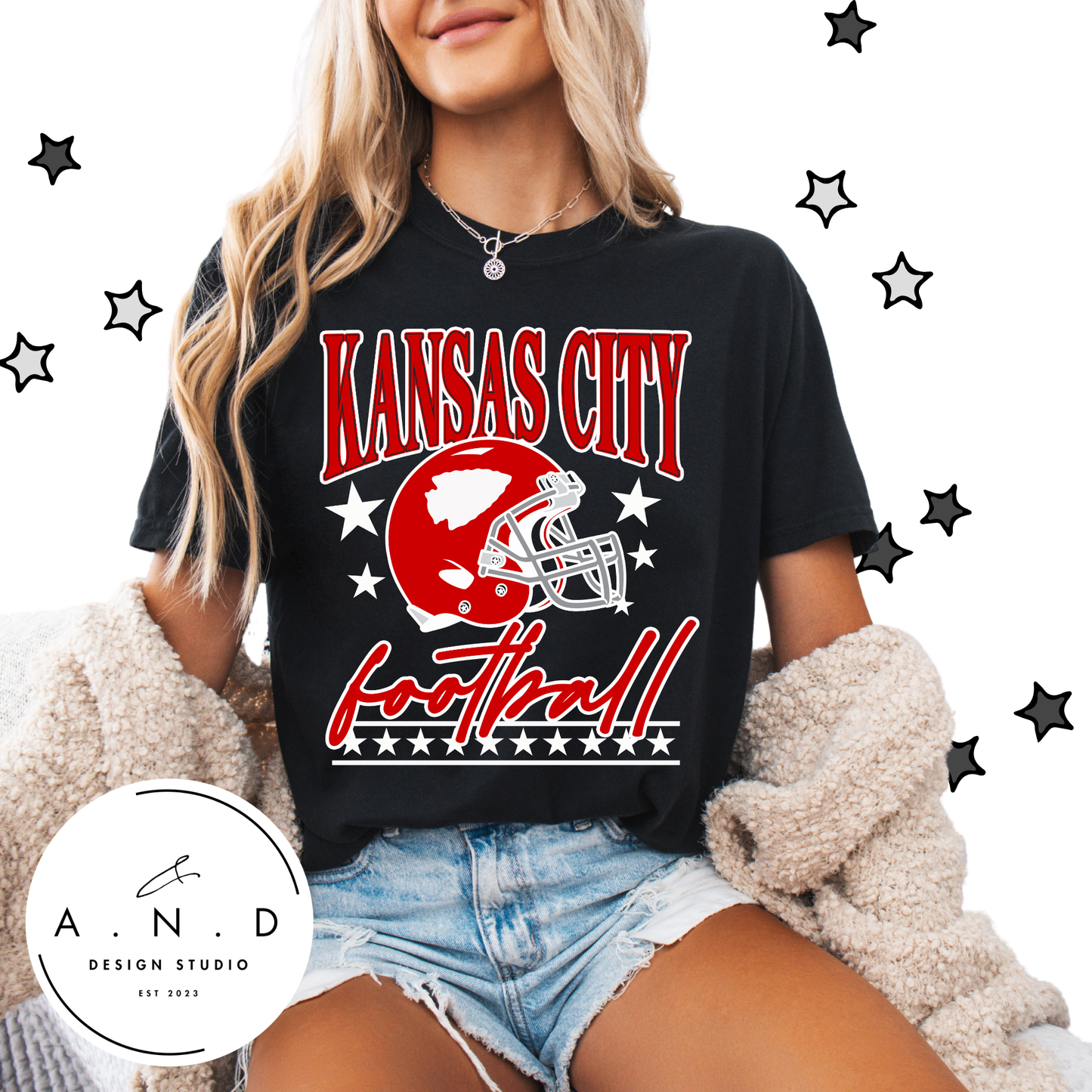 Kansas City Football Helmet